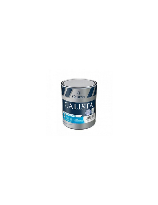 Peinture calista mat velours 1l finition veloutée élégante, base universelle - guittet