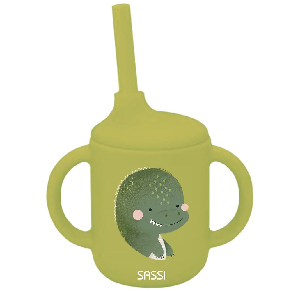 Gobelet en silicone cracky le dinosaure