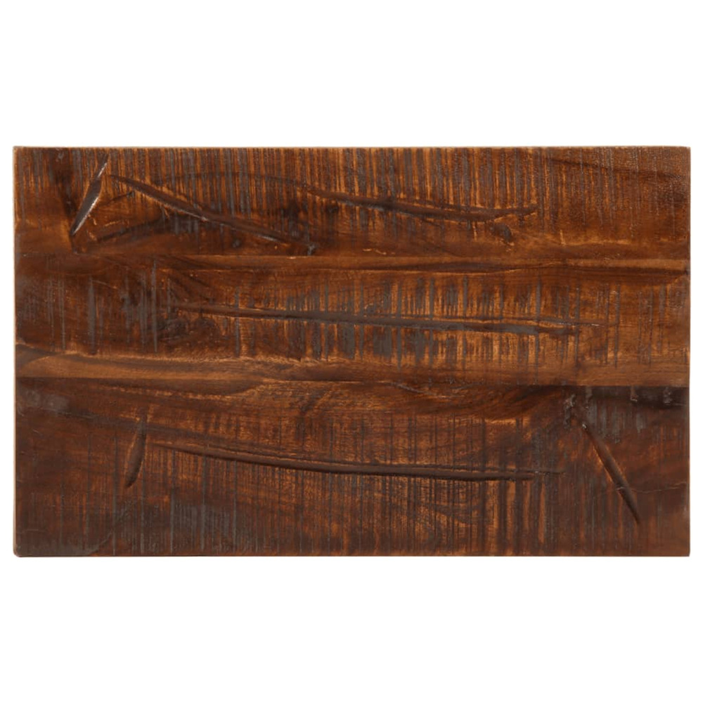 Dessus de table 40x30x2,5 cm rectangulaire bois massif récupéré