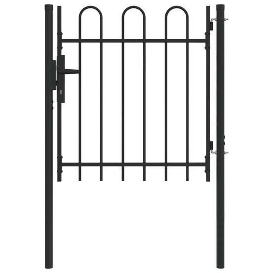 Porte de clôture boxtel 103 x 150 cm gris verrouillable