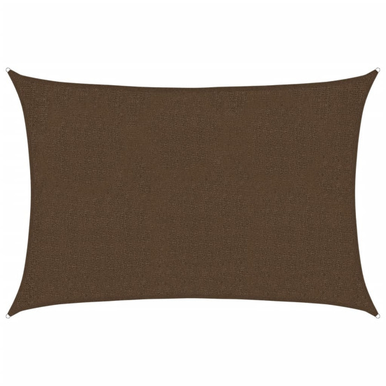 Voile d'ombrage 160 g/m² marron 2x3 m pehd
