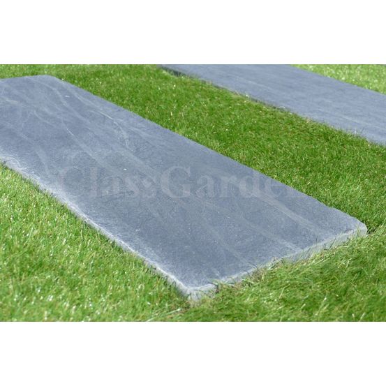Pas japonais ardoise patiné 60x30 - pack de 12 pièces