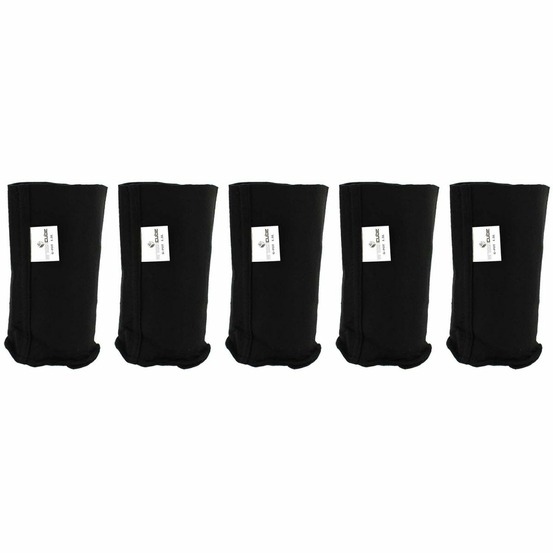 Pot de plantation textile 1.5 litres lot de 5