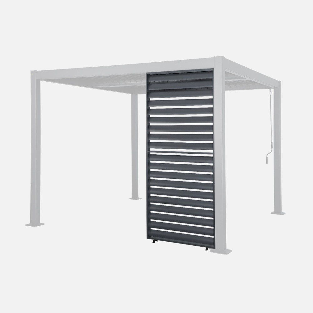 Persienne 100cm pour pergola bioclimatique aluminium palace