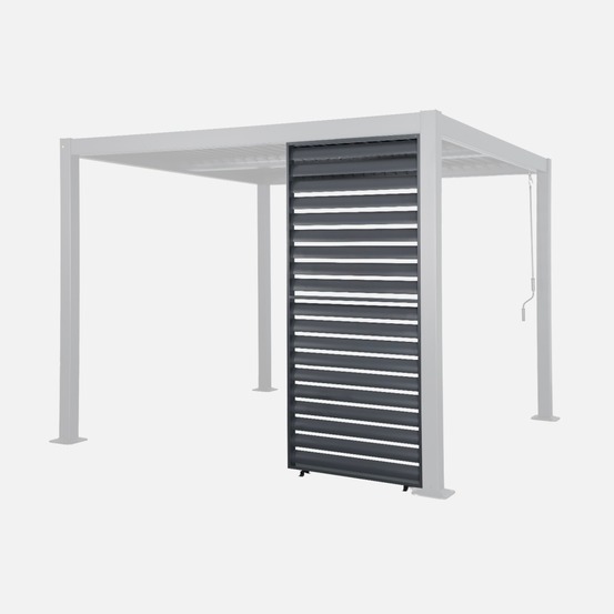 Persienne 100cm pour pergola bioclimatique aluminium palace