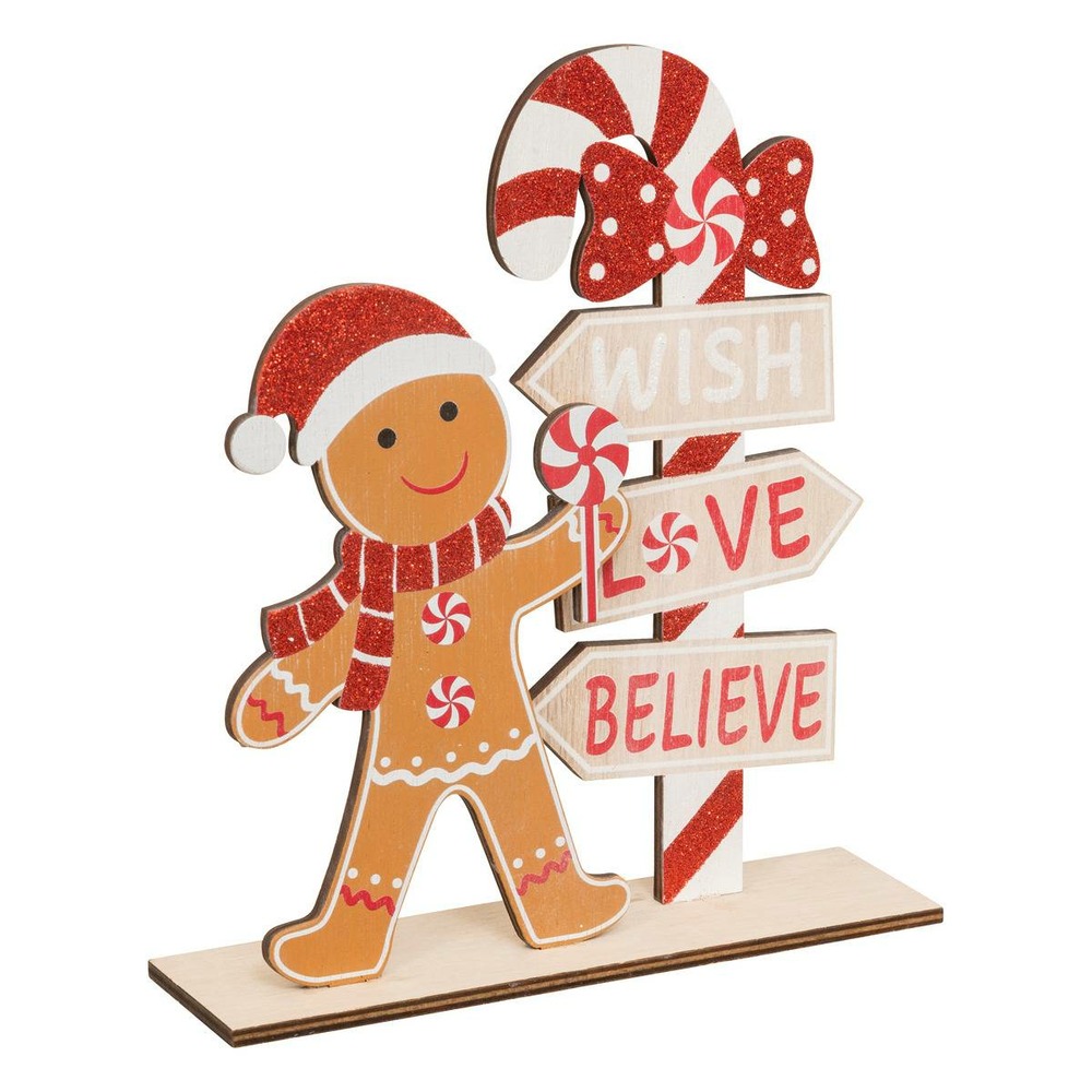 Deco bois pain epice h22.5