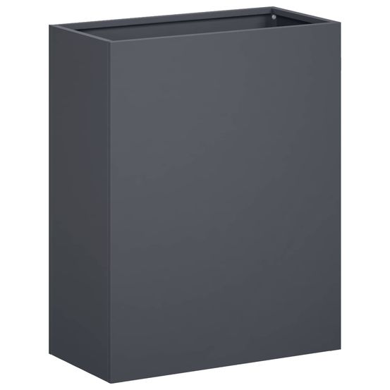 Cache-pot de jardin anthracite 40 x 20 x 50 cm
