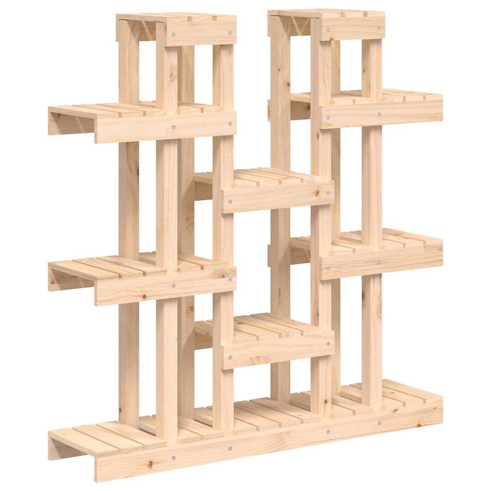 Support à plantes 104,5x25x109,5 cm bois massif de pin