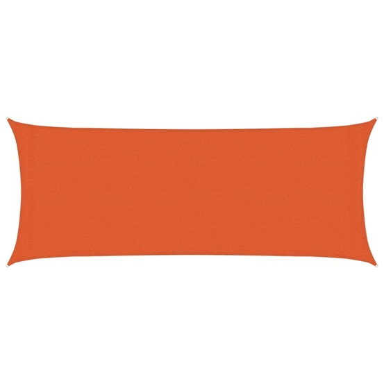Voile d'ombrage 160 g/m² orange 2x5 m pehd