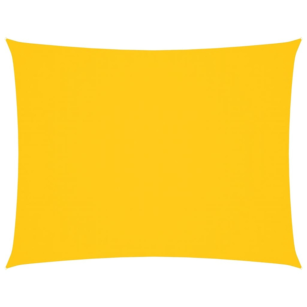 Voile de parasol tissu oxford rectangulaire 5x6 m jaune