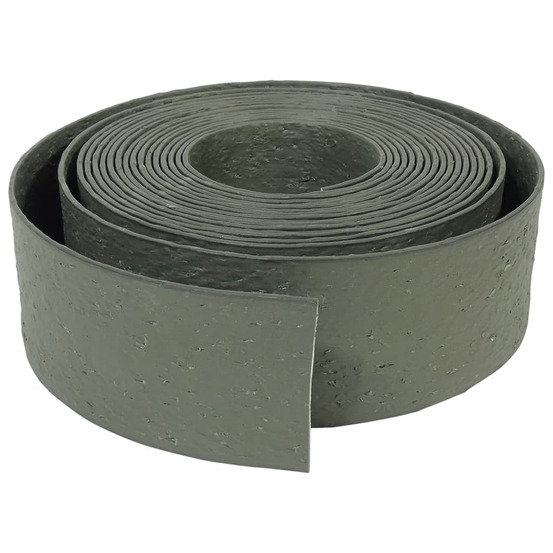 Bordure de jardin texturée 0,12x12 m 5 mm gris