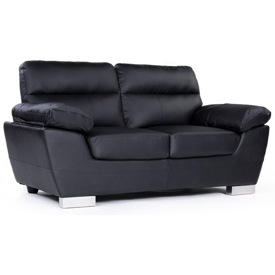 Canapé fixe en cuir reconstitué et pvc