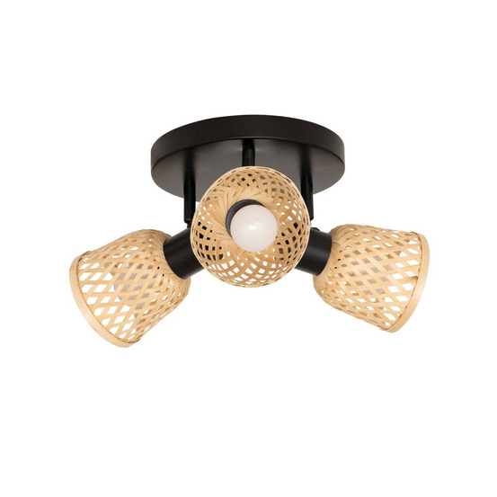 Plafonnier 3 lampes orientables