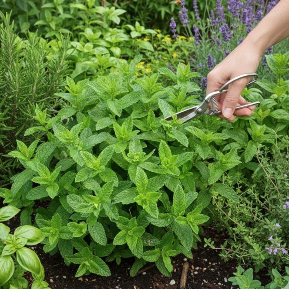 Menthe verte lot de 5 godets
