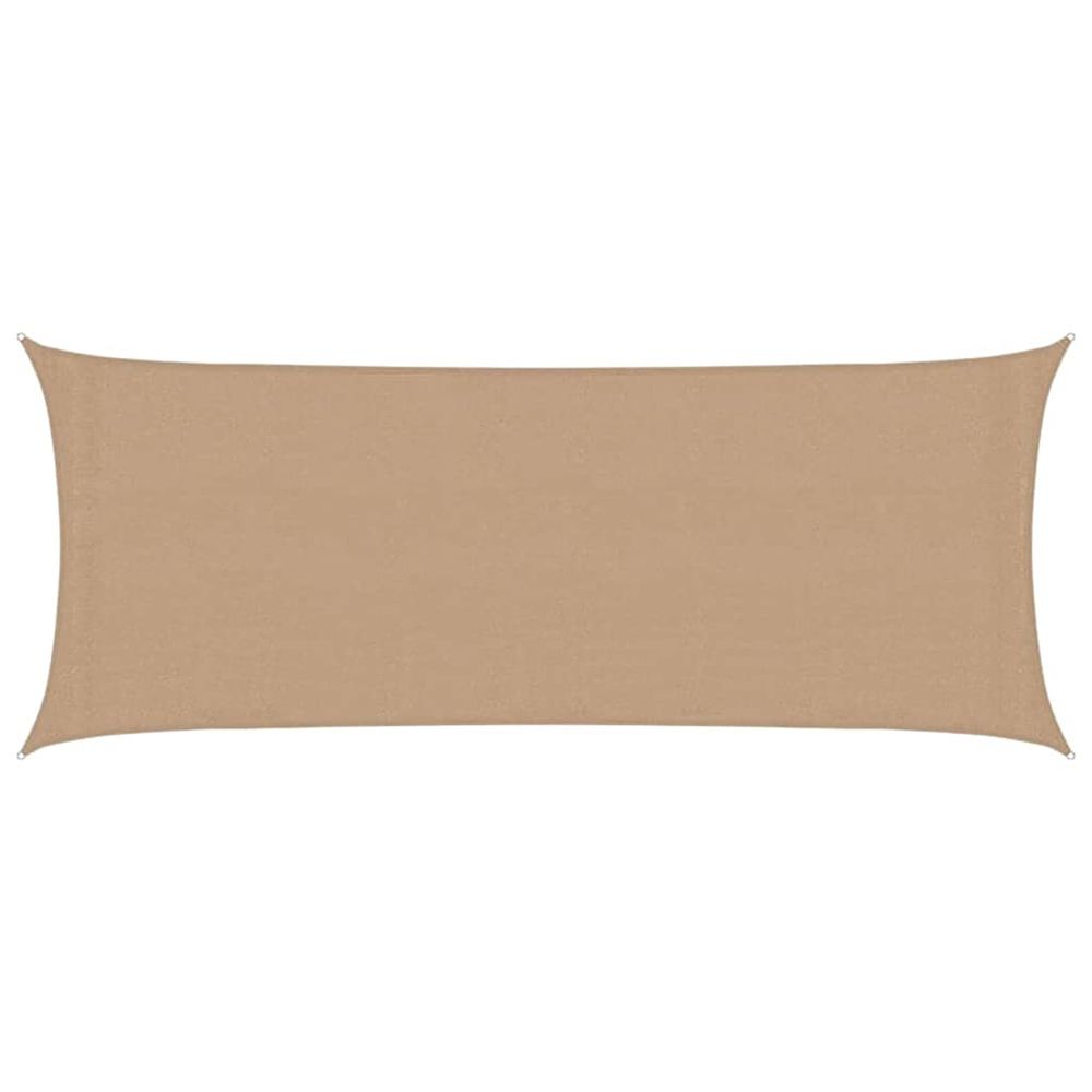 Voile d'ombrage 160 g/m² taupe 2x5 m pehd