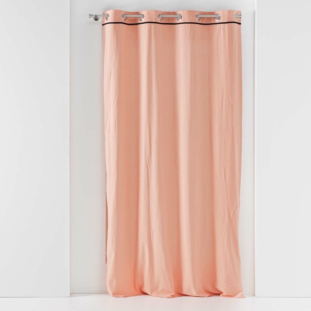 Rideau a oeillets voile coton lave collection lanette