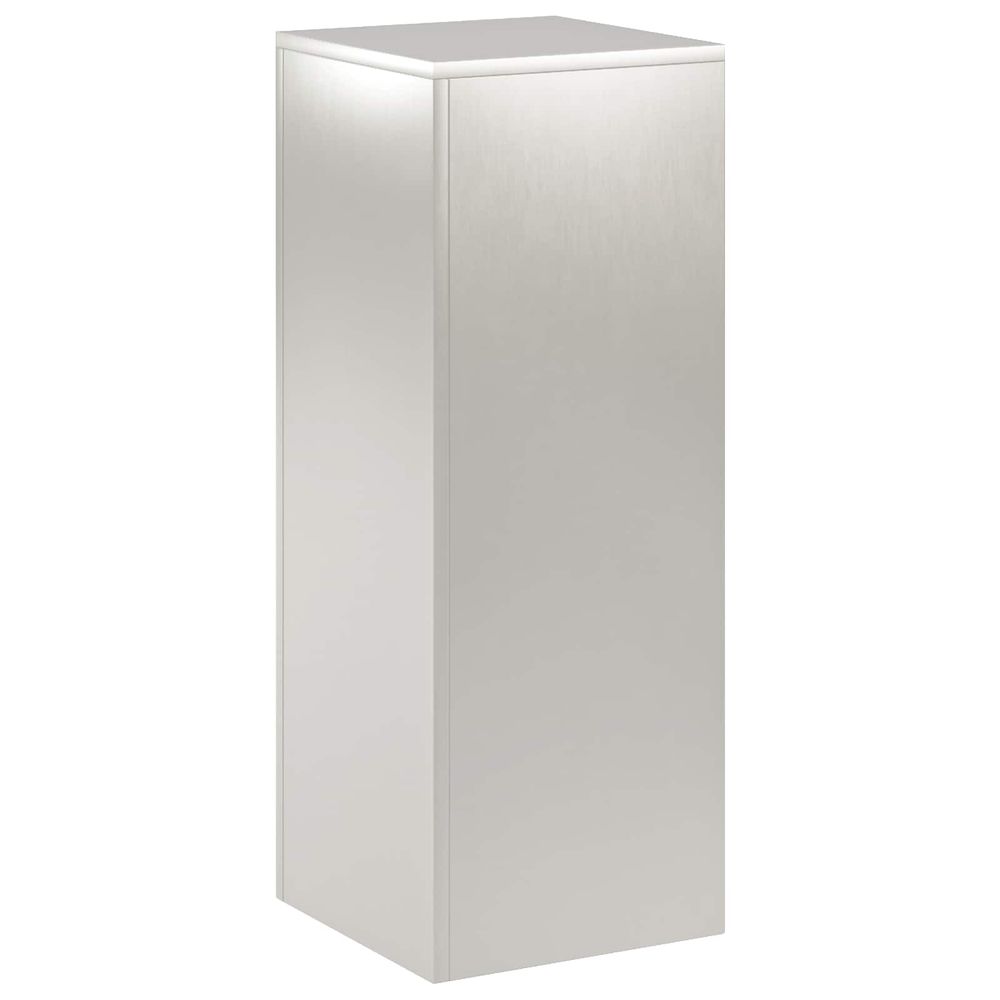 Support de plante argenté 30 x 30 x 80 cm acier