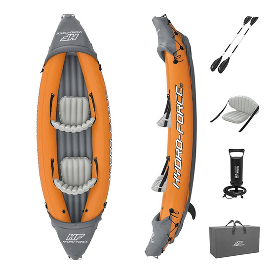 Ensemble de kayak gonflable hydro-force rapid 2 personnes