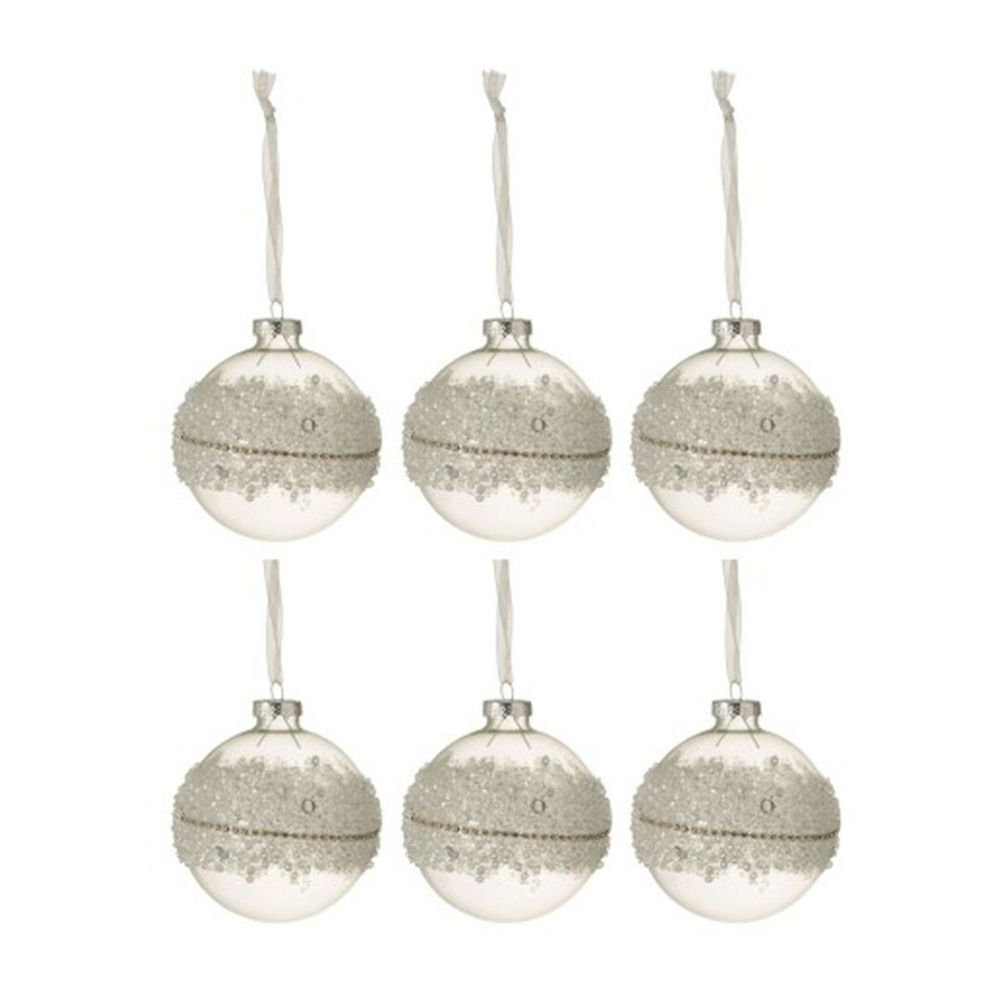 Lot de 6 boules de noël 