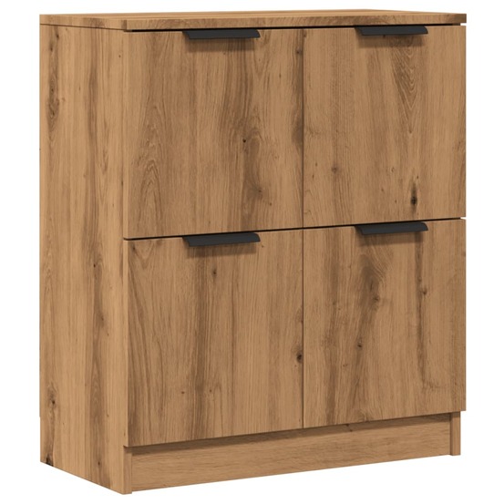 Buffet bahut commode armoire meuble de rangement organisateur cuisine salle de séjour salon artisanal 60 x 30 x 70 cm bois d'