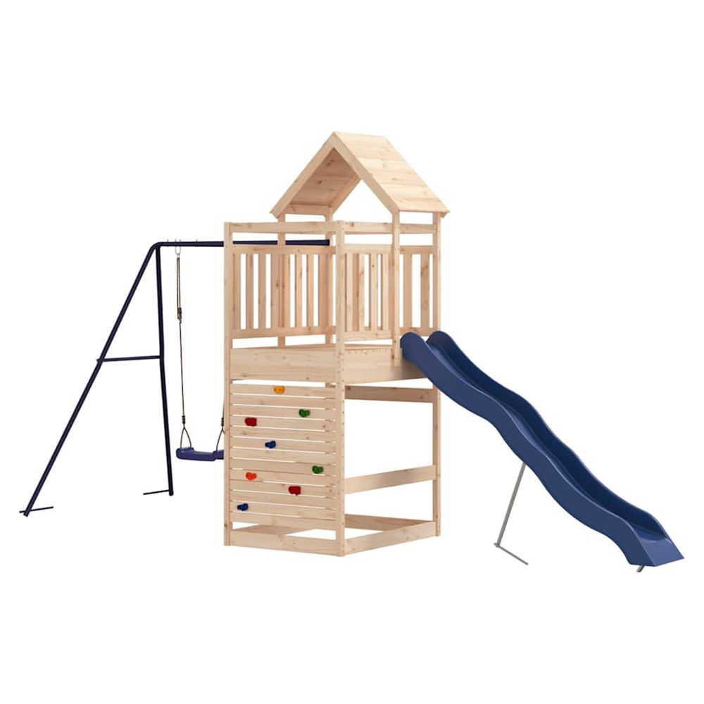 Aire de jeux d'extérieur bois de pin massif