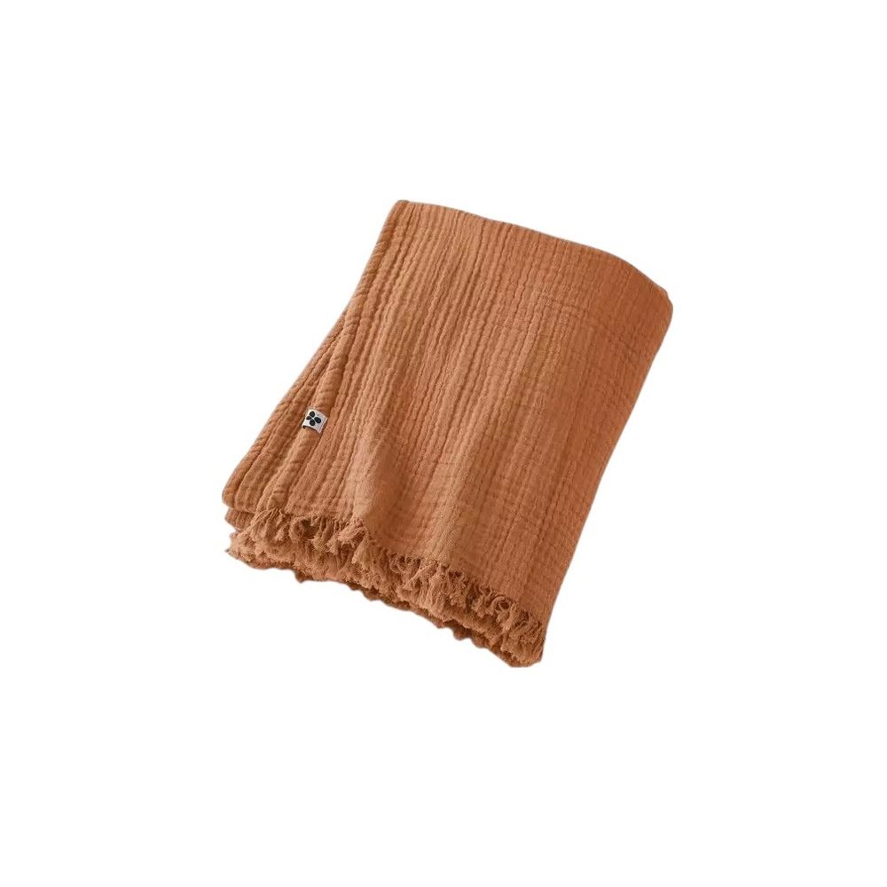 Plaid quadruple gaze de coton gaia