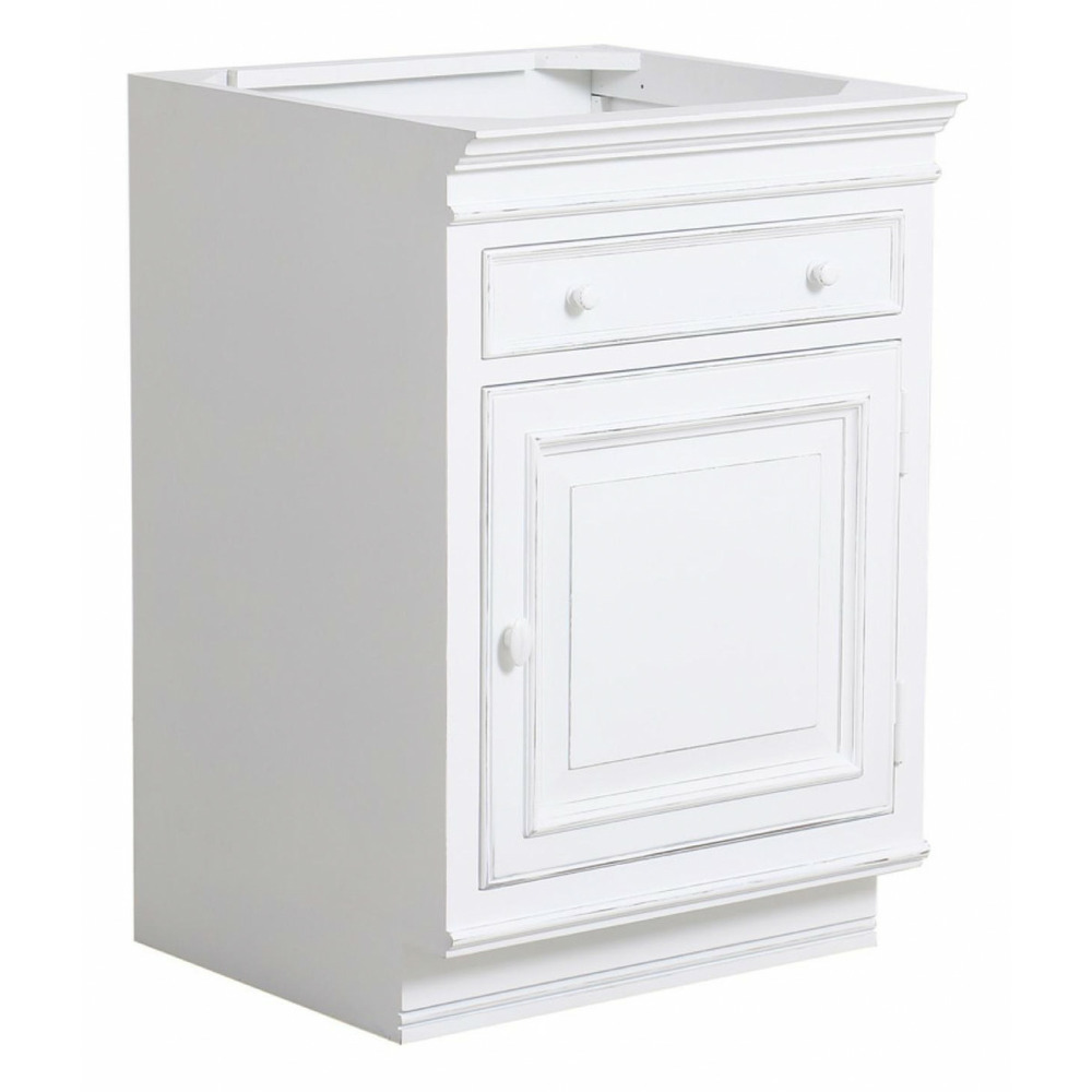 Meuble de cuisine bas 1 porte mdf blanc - harmonie interior's