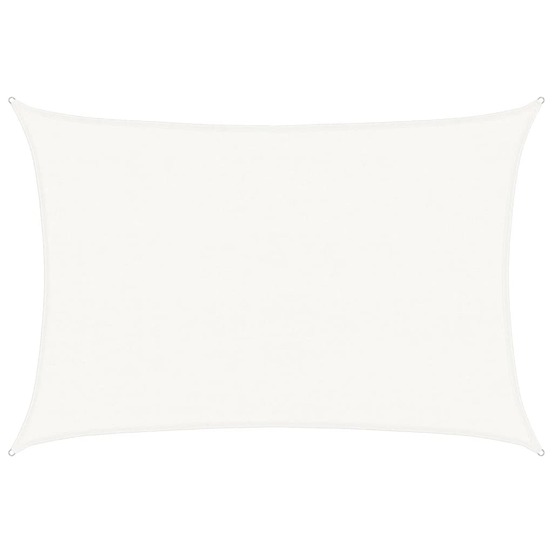 Voile d'ombrage 160 g/m² blanc 4x5 m pehd