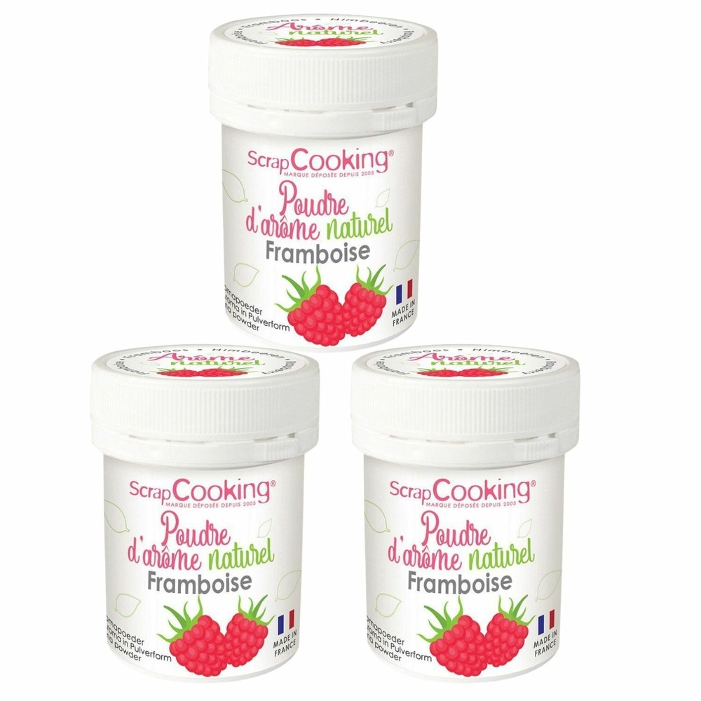 Arôme alimentaire naturel en poudre 45 g - framboise
