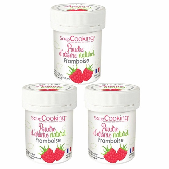 Arôme alimentaire naturel en poudre 45 g - framboise