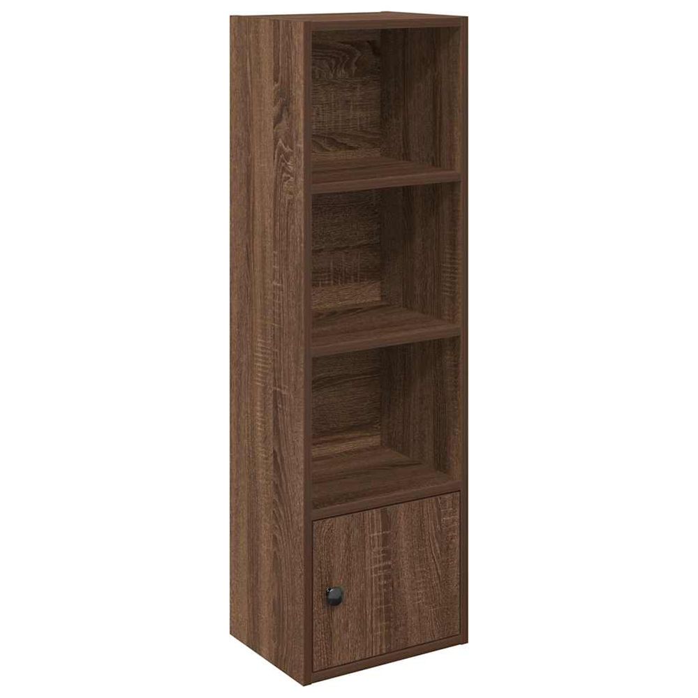 Bibliothèque chêne marron 31x24x102 cm bois d'ingénierie