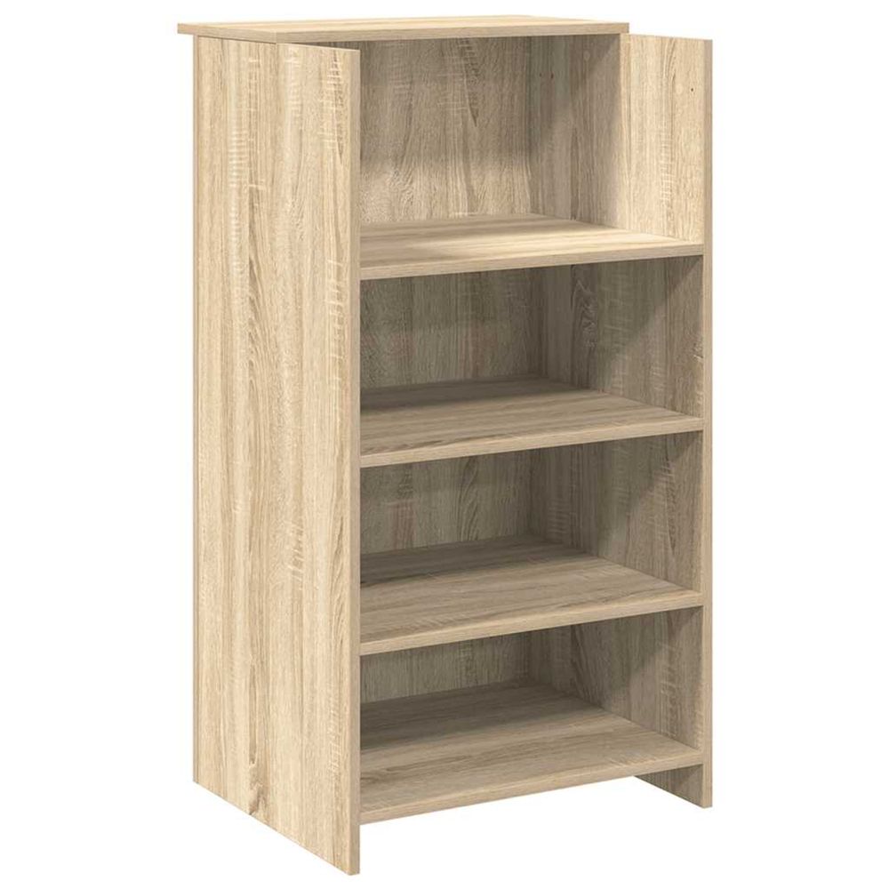 Bureau de réception chêne sonoma 55x50x103,5 cm bois d'ingénierie
