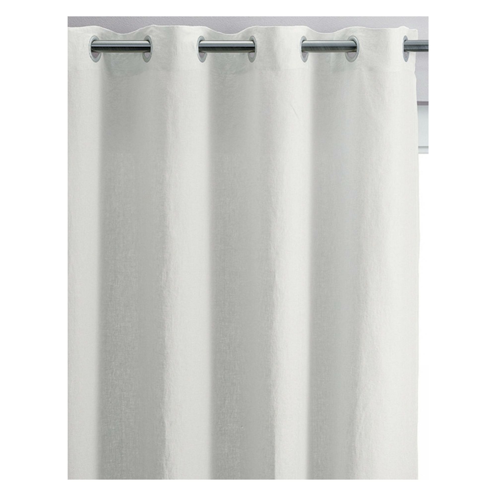 Rideau stonewashed zeff blanc 140 x 280 cm