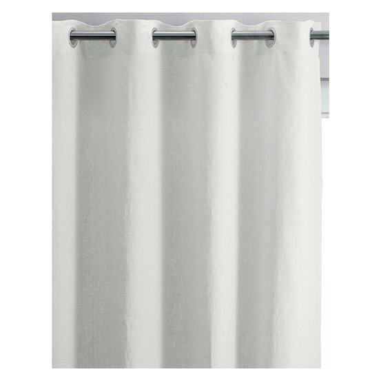 Rideau stonewashed zeff blanc 140 x 280 cm