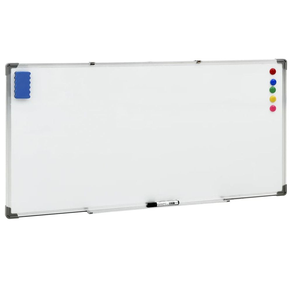 Tableau blanc magnétique blanc 110x60 cm acier