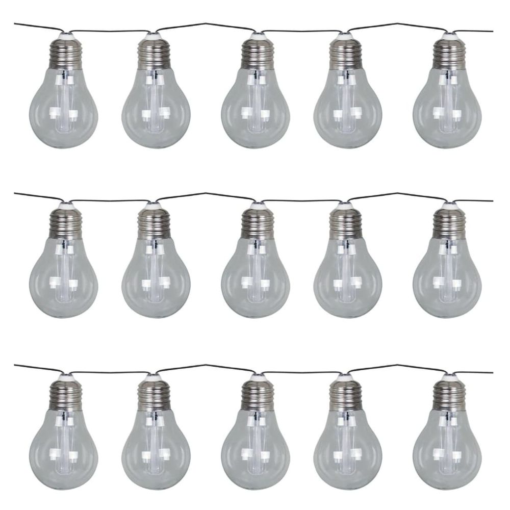 Guirlande lumineuse à led solaire de jardin corfu transparent