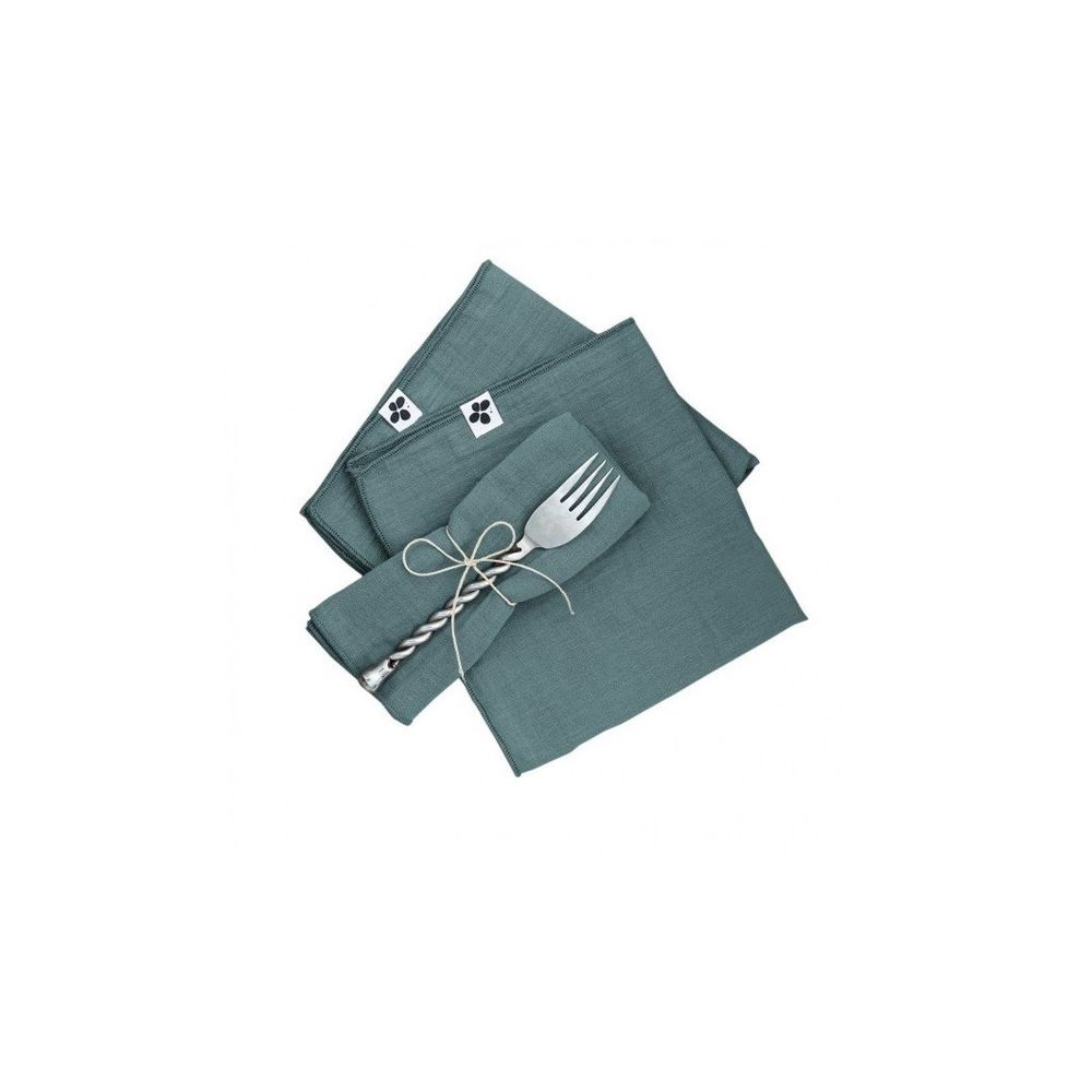 3 serviettes de table gaia