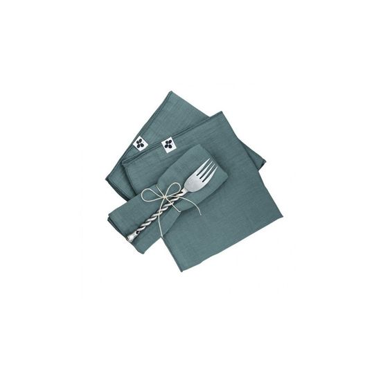 3 serviettes de table gaia
