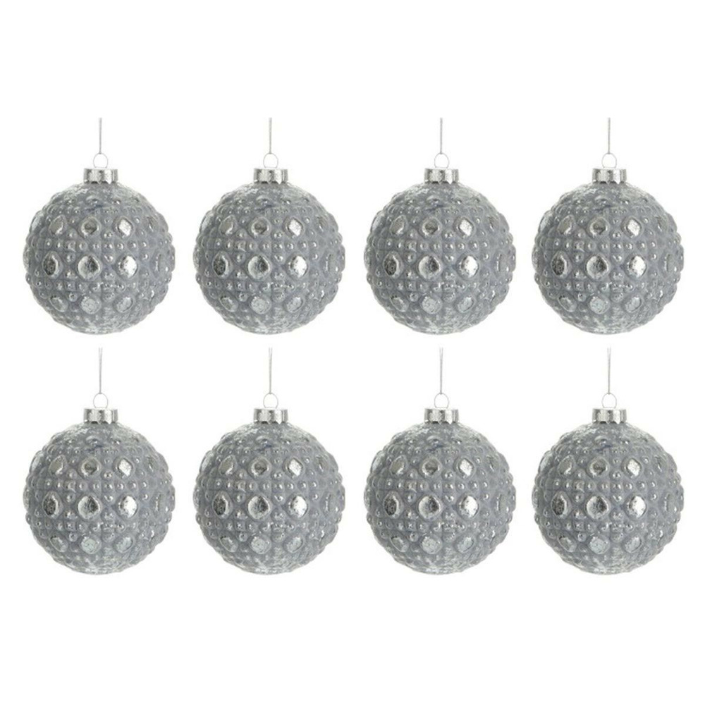 Lot de 8 boules de noël 