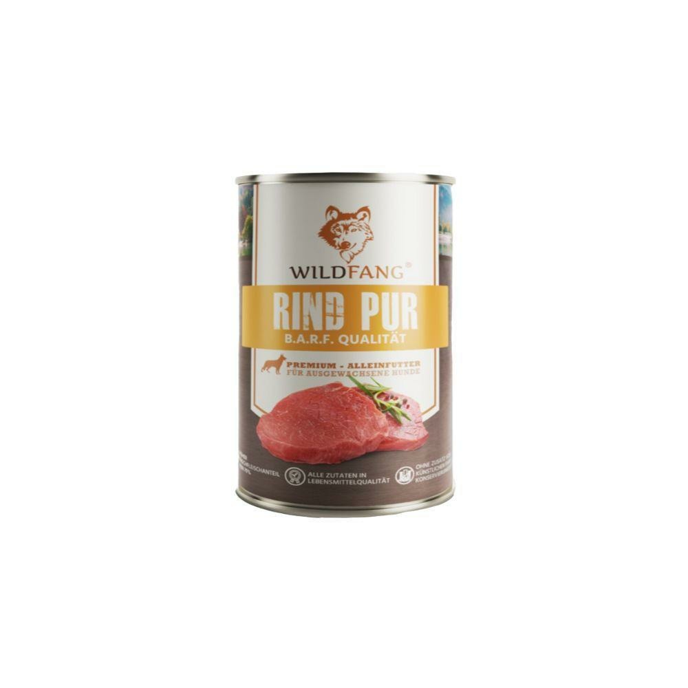 Wildfang - aliment humide pur pour boeuf - qualité barf - 1 x 400 g