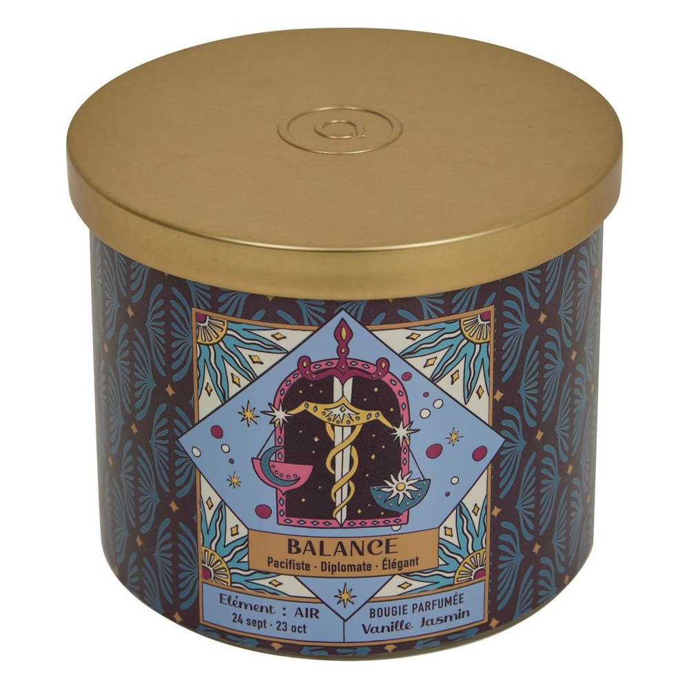 Bougie parfumée astro 396g pot verre assorti