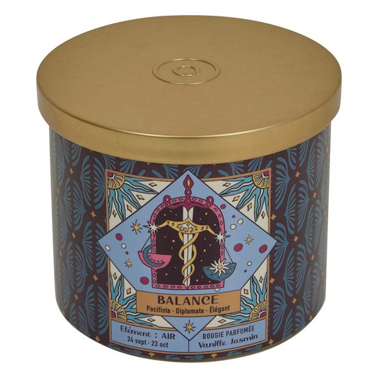 Bougie parfumée astro 396g pot verre assorti