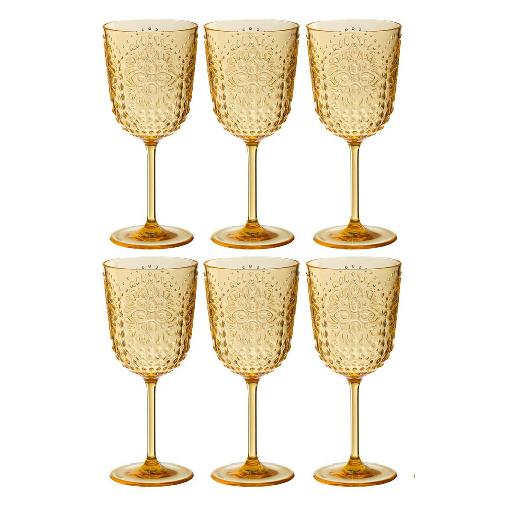 Lot de 6 verres à vin réutilisables 