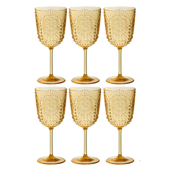 Lot de 6 verres à vin réutilisables