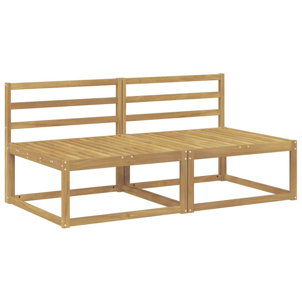 Sofa de milieu extérieur blanc 158 x 83 x 73 cm