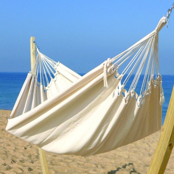 Hamac coton organique xl ecru