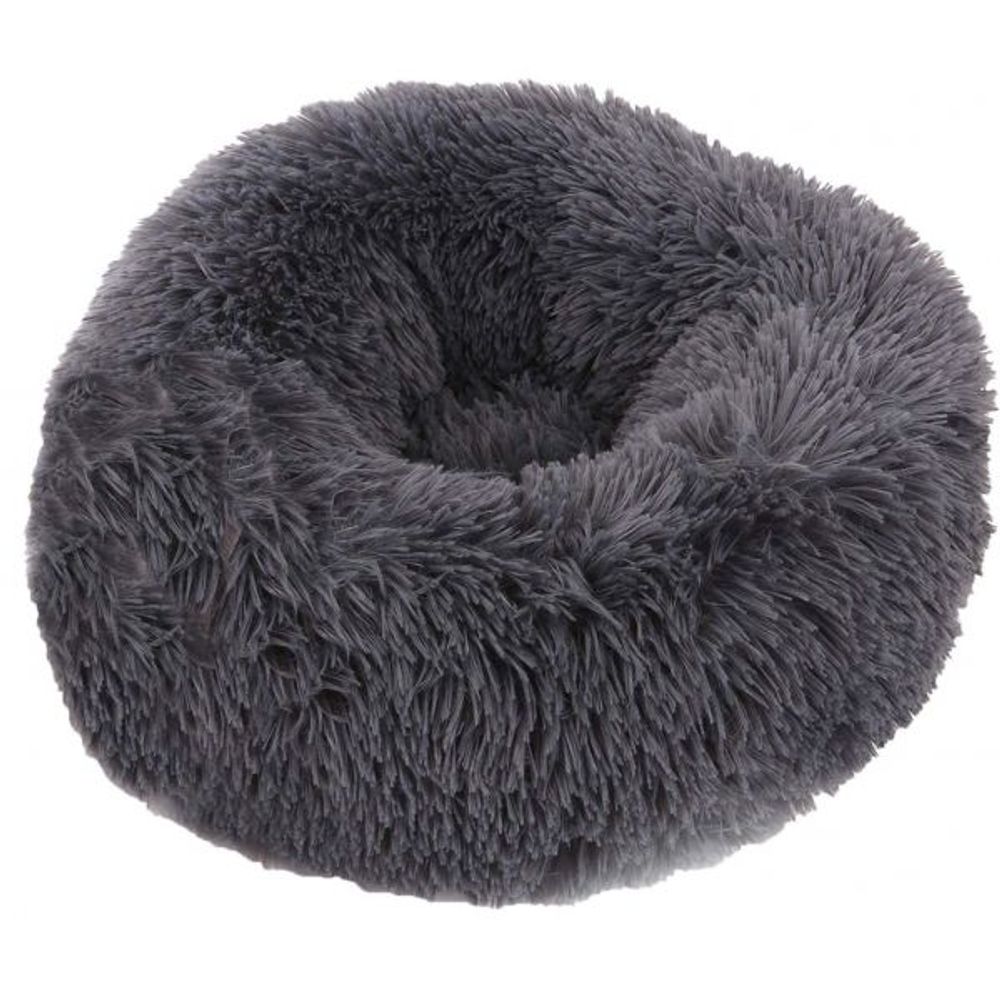 Coussins à poils longs pour animaux 40 cm gris
