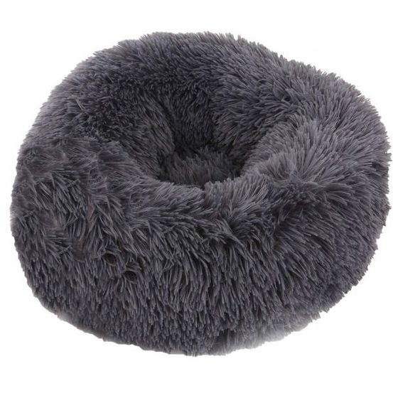 Coussins à poils longs pour animaux 40 cm gris