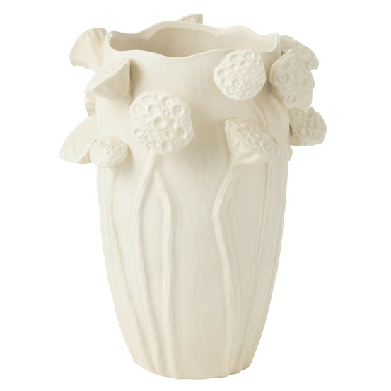 Vase déco lotus en argile