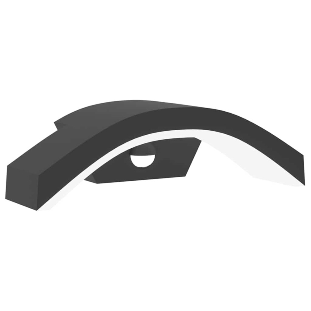 Applique murale led d'extérieur avec capteurs noir
